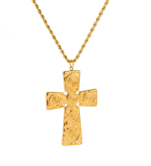 Long Cross Necklace