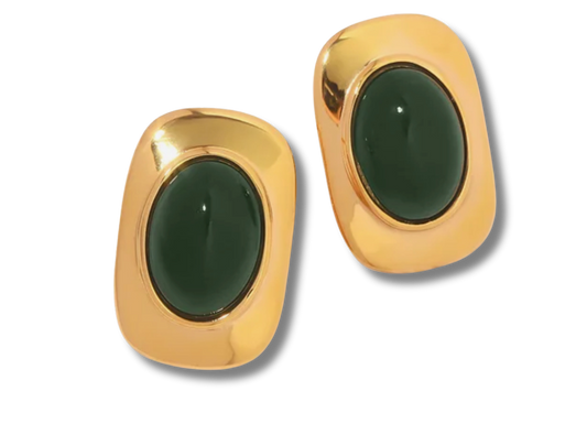 Deep Green Earrings