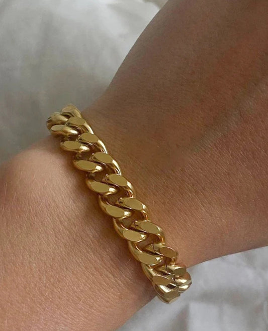 9mm Wide Cuban Link Bracelet