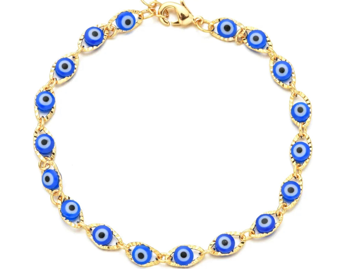 Royal blue Evil Eye Anklet