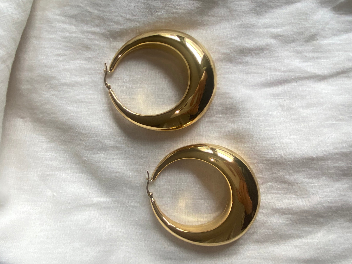 Large Oval Hoops