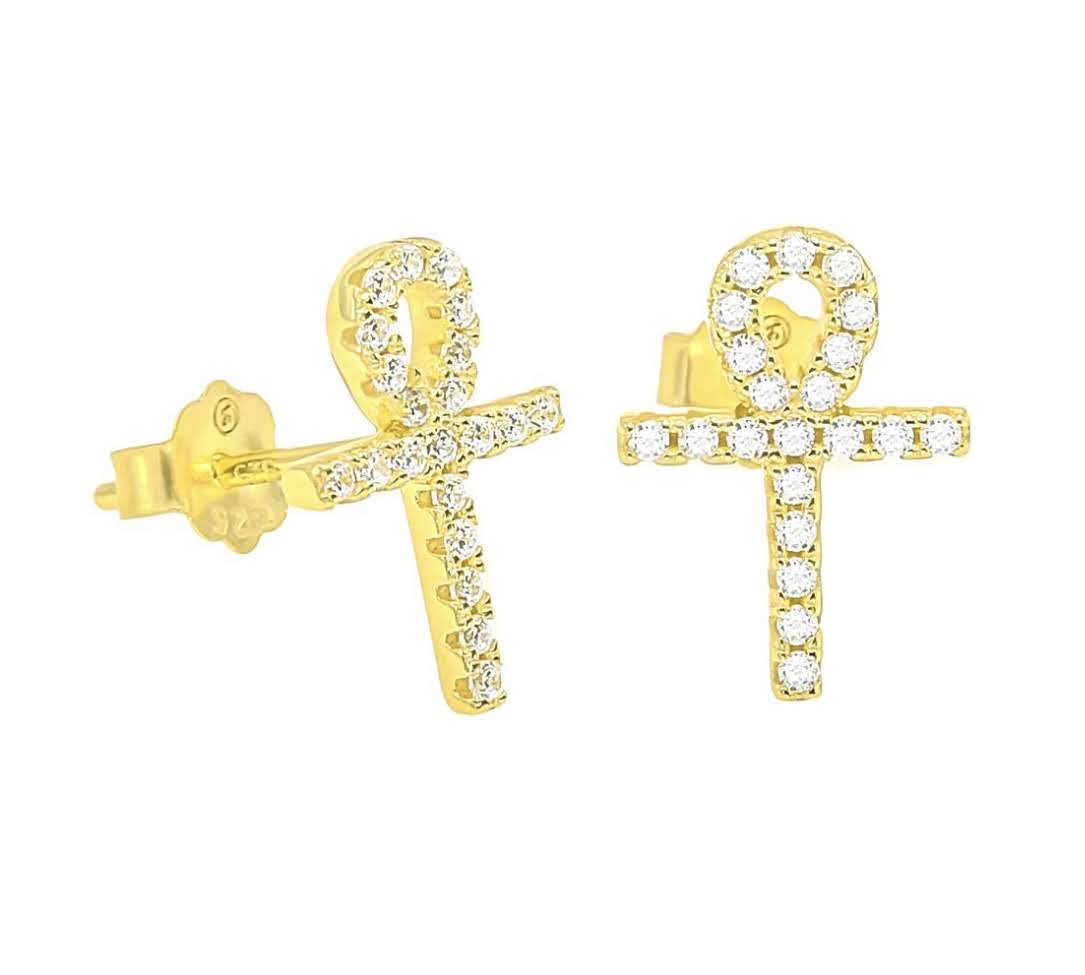 La Cruz Studs Earrings