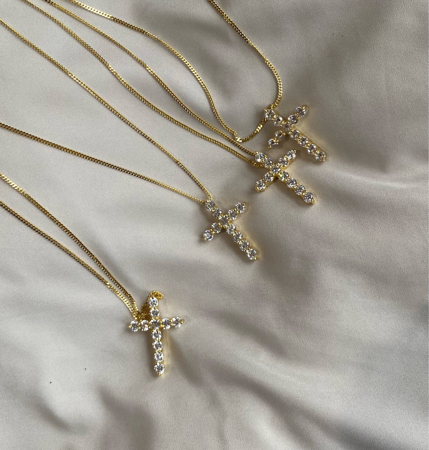 Clair Cross Necklace