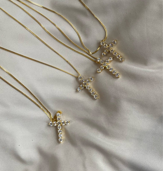 Clair Cross Necklace